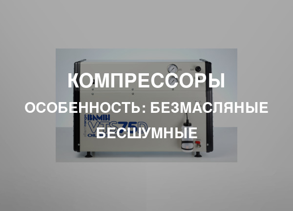 Особенность: Безмасляные бесшумные