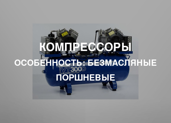 Особенность: Безмасляные поршневые