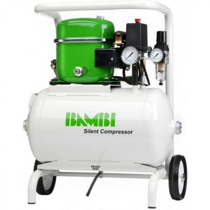 Компрессор масляный бесшумный BAMBI Серия BB 15 л 8 бар BB15