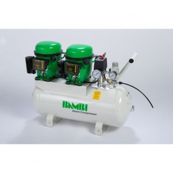 Компрессор масляный бесшумный BAMBI BB24D 24 л 0.68 кВт