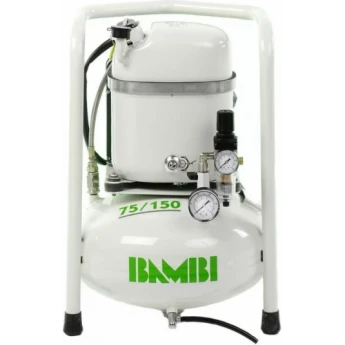 Компрессор масляный бесшумный BAMBI MD75/150V 0.5 кВт, 15 л, 8 Бар