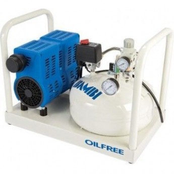 Компрессор безмасляный бесшумный BAMBI PT8 8 л 0.55 кВт 8 бар