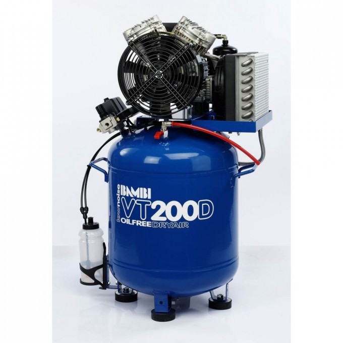 Компрессор безмасляный с осушителем BAMBI 50 л 8 бар VT200D