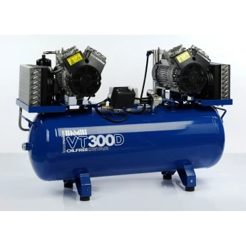 Компрессор безмасляный поршневой BAMBI VT300D с осушителем 2.2 кВт 100 л 8 бар