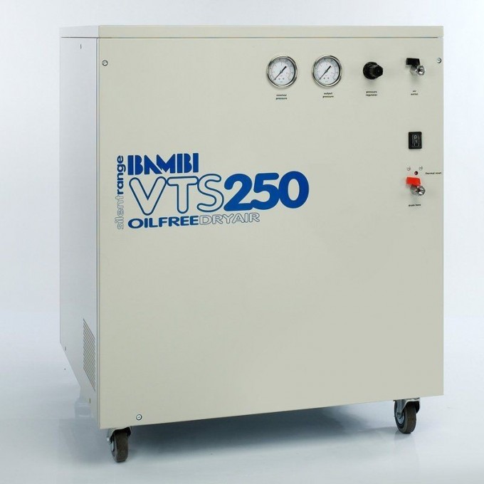 Компрессор безмасляный бесшумный BAMBI Серия VTS 59 л 8 бар VTS250