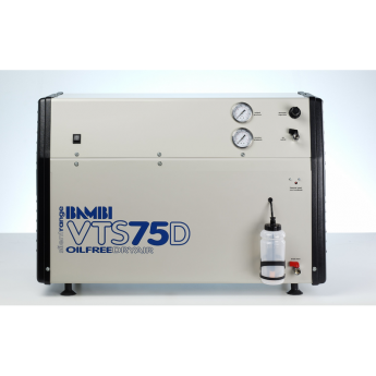 Компрессор безмасляный бесшумный BAMBI VTS с осушителем воздуха, 23 л, 8 бар VTS75D